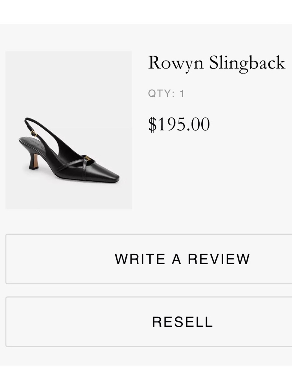 Coach Rowyn Slingback Heels Size 7 - Picture 9 of 9